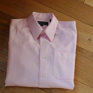 Cotton Impermeable Pink Shirt Size 14